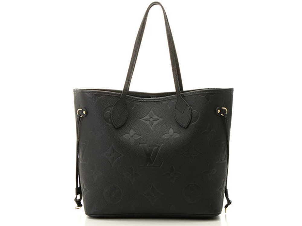 LOUIS VUITTON Neverfull Monogram Empreinte Noir Black